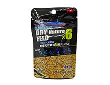 リキジャパン DRY nature FEED×6 10g アカムシ、アルテミア、イトミミズ、ミジンコ、サイクロプス、ワムシの天然素材6種類を配合! メダカ、小型熱帯魚に使える万能フード