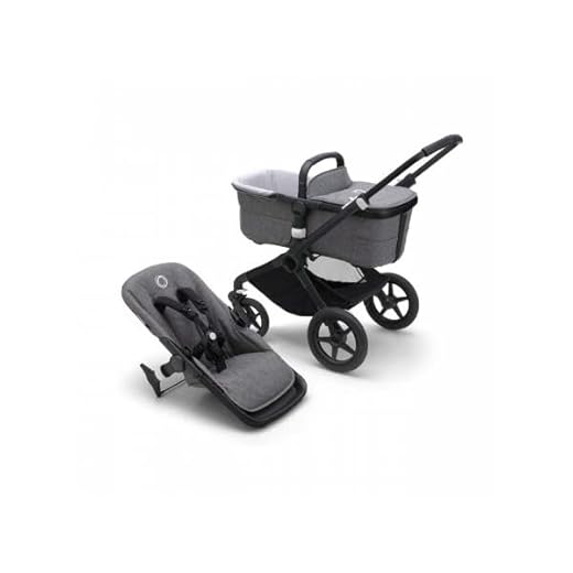 Base Bugaboo Fox 3 - Black-Grey Melange