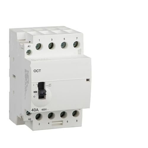 Contacteur triphasé manuel 40A pour couper circuit chauffage et ballon eau chaude 230V