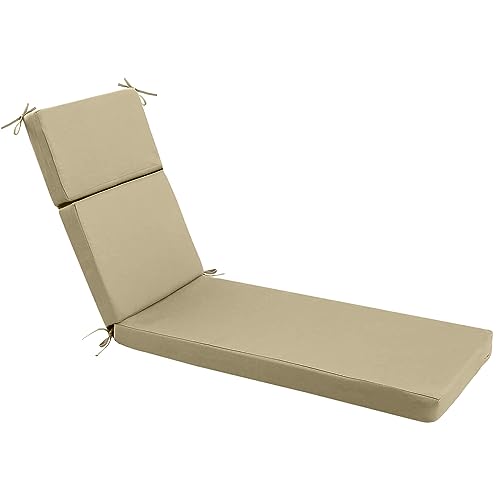 idee-home Chaise Lounge Cushions Outdoor, Lounge Chair Cushion Patio Furniture