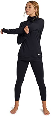 Burton Womens Midweight Crew, True Black New, Medium #TOP2