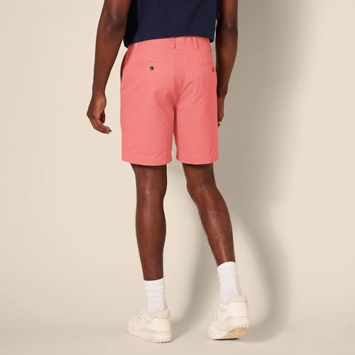 Amazon Essentials Men's Slim-Fit 7" Chino Shorts, Raspberry Red, 29 - image 2