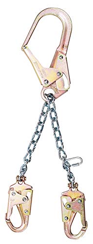 Chaîne de retenue en acier MSA Safety 10107326 avec 3 mousquetons 36 mm