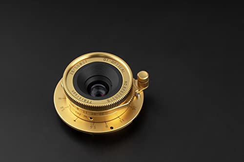 Ttartisan 28Mm F5.6 Full Frame Manual Focus Lens For Leica M Mount Large Aperture Wide-Angle Camera Lens Gold Compatible With M2 M3 M4 M5 M6 M7 M8 M9 M9P M10 M262 M240 M240P M10P M10M Gold #TOP6