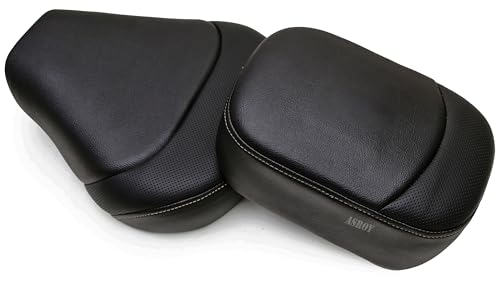 Image of Asroy Bike Seat Cover Compatible with Classic Models | Artificial Indian Leather with High 28-Density Sponge | (Fits Classic Models Before 2021)