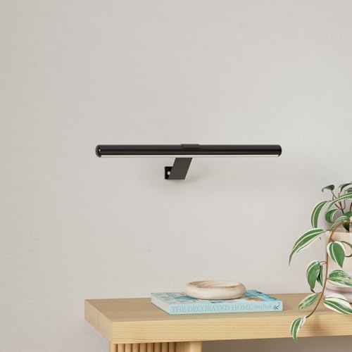 Wireless Picture Light 16inch Rechargeable Battery Painting Light Full Metal with Remote, Led Accent Art Display Light for Wall with Dimmer and Timer for Artwork Portrait Dartboard