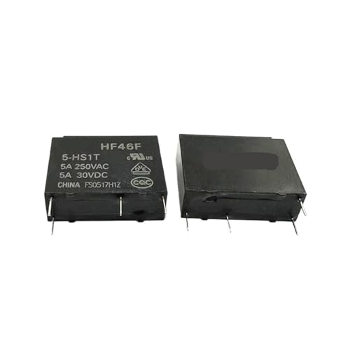 Relé HF46F-5-HS1T de 5V para solucionar fallos de encendido en módulos electrónicos