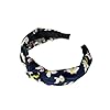 Bandeaux en tissu imprimé bohème, extensibles et anti-humidité - Torsadés - Vintage - Accessoires pour cheveux mignons pour femme - Fleurs (ArchSummerFolwer6) #1