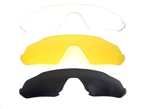 Image of Galaxy Replacement Lenses For Oakley Flight Jacket Sunglasses Multi Color