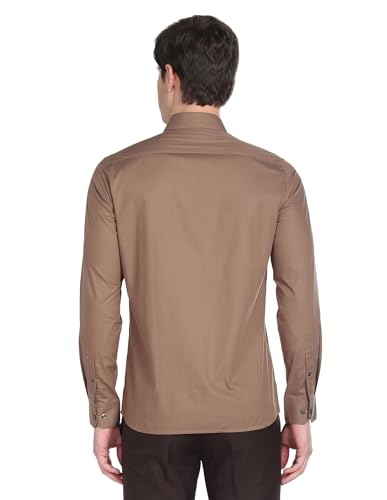 Image of Arrow Men's Solid Slim Fit Shirt