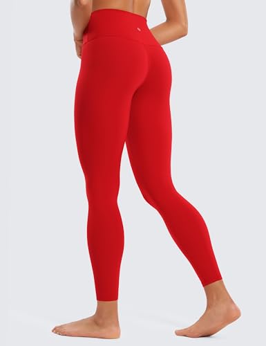 CRZ YOGA High Waist Yoga Leggings 25" Red Chili Small - 3