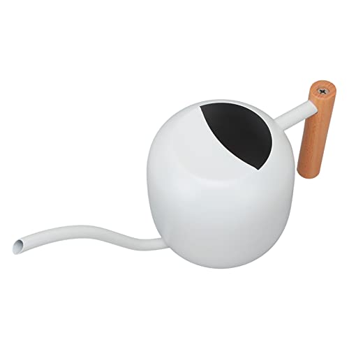 Arrosage pot d'intérieur en acier inoxydable au design épuré blanc Domary