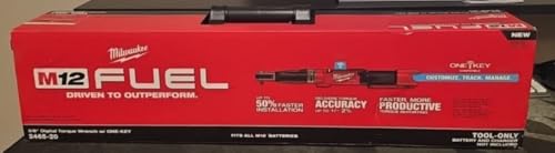 Milwaukee (MLW246520) MIlwaukee M12 FUEL 3/8 in. Drive Digitial Torque Wrench w/ONE-KEY