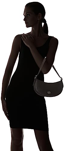 Image of Lacoste Women's Top Grain Leather Halfmoon Shoulder Bag