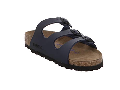 Image of Birkenstock Florida Women's Birko-Flor Clogs & Mules, darkblue, 11 /11.5