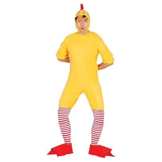 Guirca- Disfraz adulto pollito, Talla 52-54 (80596.0)