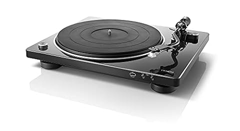Denon (Dp-450 Usb Czarny) Rejestrator USB, pasek i głowica do automatycznego powrotu Phono