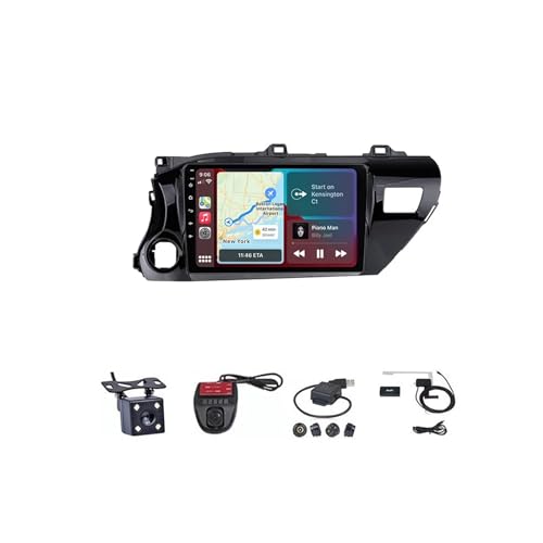 Autoradio Android 12 tactile de 9 pouces avec CarPlay et Android Auto sans fil