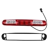 MOTOKU Cargo High Mount Third 3rd Brake Light LED Red and Gasket for Chevrolet Silverado 1500 2500 3500 HD GMC Sierra 1500 2500HD 3500HD 2007-2014