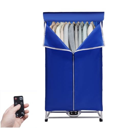 Clothes Dryer Portable Travel Dryer Machine,1200-1500W Folding Dryer Machine,Portable Dryer for Apartments,PTC 5-layer Heating Electric Clothes Drying (Printed)