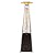 Betterland Pyramid Patio Heater 89.4-Inch Outdoor Propane Heater w/Wheels 41000 BTU, ETL & CSA Certified, Hammered Bronze