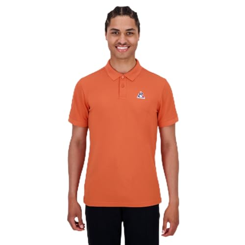 Le Coq Sportif - 2520479 - ESS Polo SS Camuset, Orange, TG