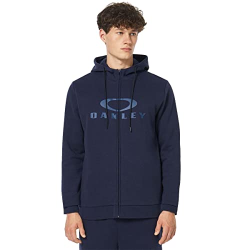 Sweat à capuche Oakley Hommes Bark Full Zip 2.0 veste de sport bleu M