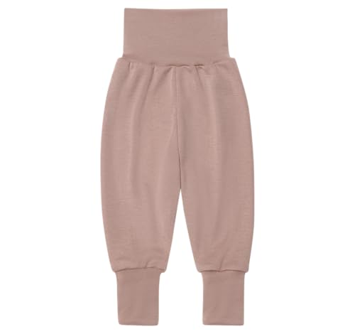 Engel Natur | Baby Nabelbund Hose | 70% Wolle (kbT), 30% Seide (DE/NL/SE/PL, Numerisch, 50, 56, DustyRose)