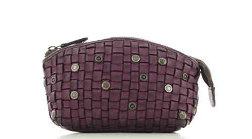 Preisvergleich Produktbild Harbour 2nd ENJA Damen Kosmetiktasche sw-kI-Enja Leder Fuchsia