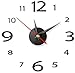 2 Pezzi Orologio da Parete 3D, FANDE Orologio Da Parete Fai Da Te Orologio da Parete Adesivo Silenzioso DIY Adesivo 3D Stickers Numeri Romani Orologio da Parete Decorazione per Casa, Ufficio, Hotel