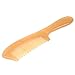 Breezelike Natural Sheep Horn Comb - No Static Handmade Wide Tooth Hair Comb - Professional Detangling Massage Comb with Gift Box