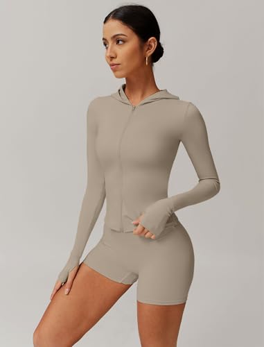 ABOCIW Women Workout Sets Bandeau Bralette Sports Bra Scrunch Butt Lifting High Waist Shorts 2 Piece Gym Yoga Outfits4