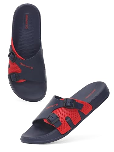 Image of Impakto Sleek Shift Flip Flop for Men | Comfortable Stylish Lightweight Water Resistant Slippers | Anti-Skid Soles | Indoor & Outdoor Chappal | Everyday Essentials
