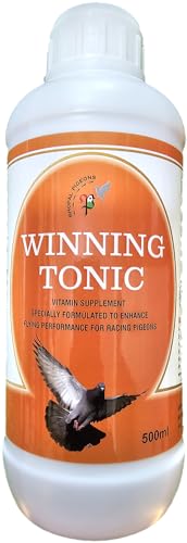 Bhopal Pigeons Winning Tonic Vitamin Supplement for Racing Pigeons, Enhances Performance, Boosts Stamina and Endurance, Contains B Vitamins, 500 Ml
