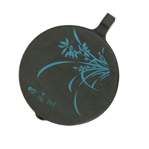 HOMOBABE 伝統的な書道用品 魚形墨池 伝統的なインクストーン 蘭の模様付き 書道愛好家向け製