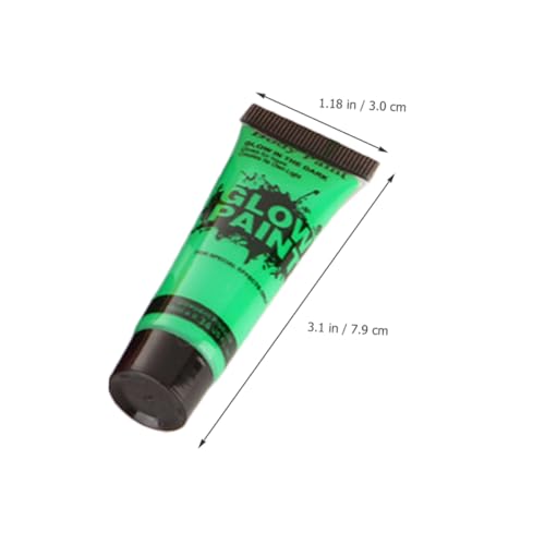 HAKIDZEL 8 Peças De Tinta Facial Que Brilha No Escuro Tinta Para Rosto Que Brilha No Escuro Tinta Co