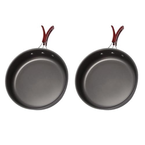 Poêle à frire camping portable pour pique-nique en forêt