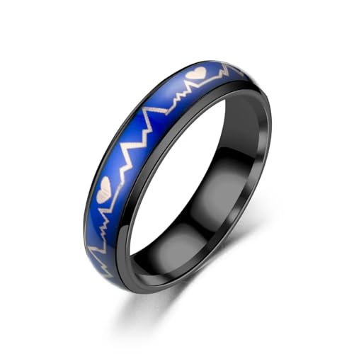 Jewellery bague de couple cadeau idéal anneaux changeants couleur