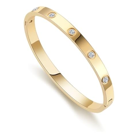 RIMRIVA Gold Bangle Bracelets Cover
