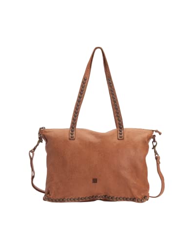 BIBA Bolso de Mujer de Cuero Genuino, Bolso Boho...