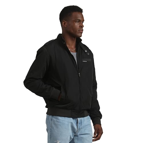 Image of Members Only Men's Iconic Racer Quilted Lining Jacket |Slim Fit|