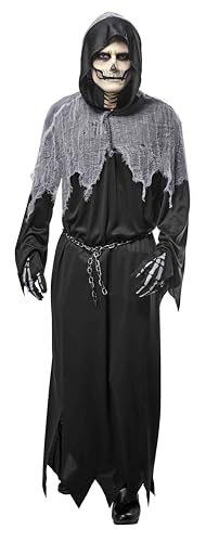 Rubies Disfarce executivo para adultos, túnica com capuz, luvas e corrente, tamanho único para homens e mulheres, licença oficial para Halloween, festas e carnaval