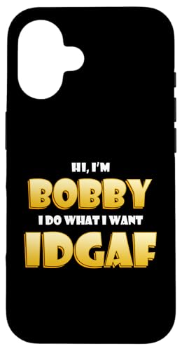 Bobby Costume IDGAF Funny Meme Halloween Bob Costume Bobbys �X�}�z�P�[�X iPhone 16 �p