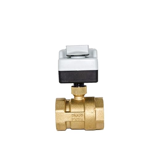 Vanne à bille électrique 1 1/2 pouce pour régulation de débit avec interrupteur manuel AC220V