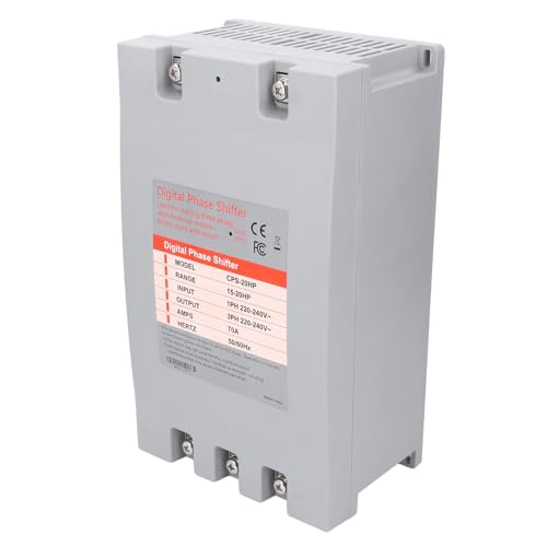 Convertidor de fase, cambio de fase industrial digital para motores de CA, ultra eficiente energéticamente, fácil instalación para varias aplicaciones