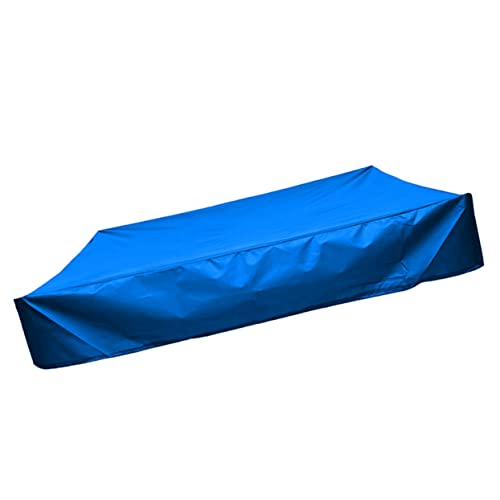 Mipcase Outdoor Sandbox Cover Blue Garden Cover Snadbox Shade Small Bath Square Shape