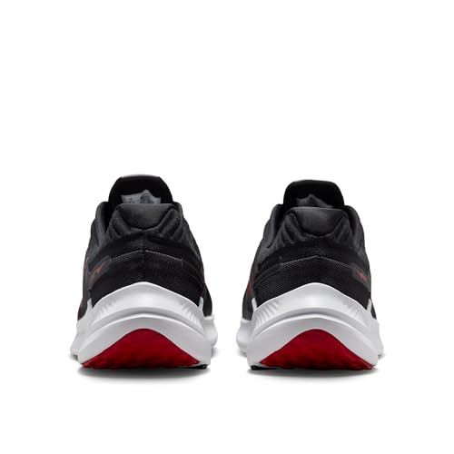 Nike Nike - Quest 5, Men's Running Shoes, Black University Red Smoke Grey, 7.5 US