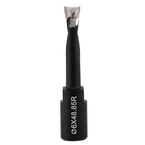 Broca de carburo sólido DF500 de 6 mm para fresadora de tacos en carpintería de madera