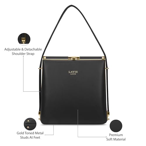 Image of Lavie Luxe Women's Glare25 Frame Satchel Handbag | Satchel Bag For Work | Ladies Purse | Stylish Shoulder Bag | Gift For Women
