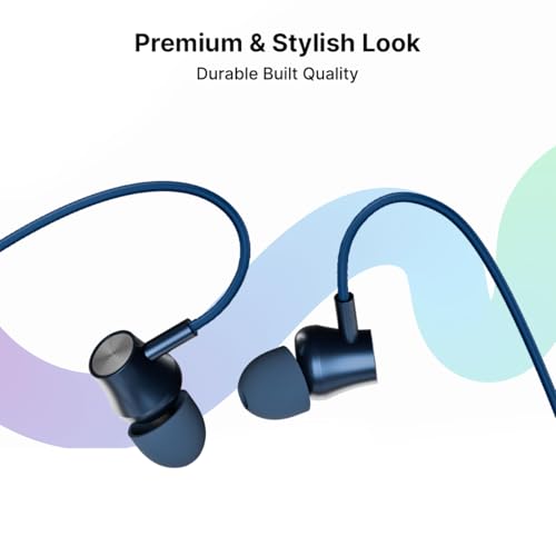 Image of pTron Tangent Evolve w / 50Hrs Playtime, HD Mic, Pristine Sound, 14mm Drivers, Bluetooth V5.3 w /Dual-Device Pairing Wireless Neckband, Magnetic Buds, Voice Assistant, Type-C Charging & IPX4 (Berry)